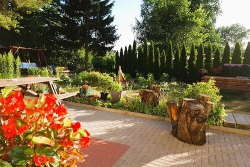 Cozy apartment "Olszyna Pod Brzozą" with terrace & garden view