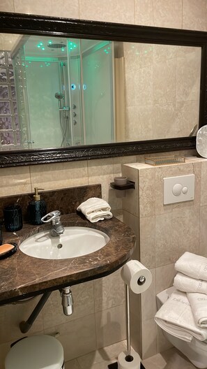 Hair dryer, towels, soap, toilet paper - Paris TROCADERO, 5 mn from the TOUR EIFFEL apartment for 4 people (Paris)