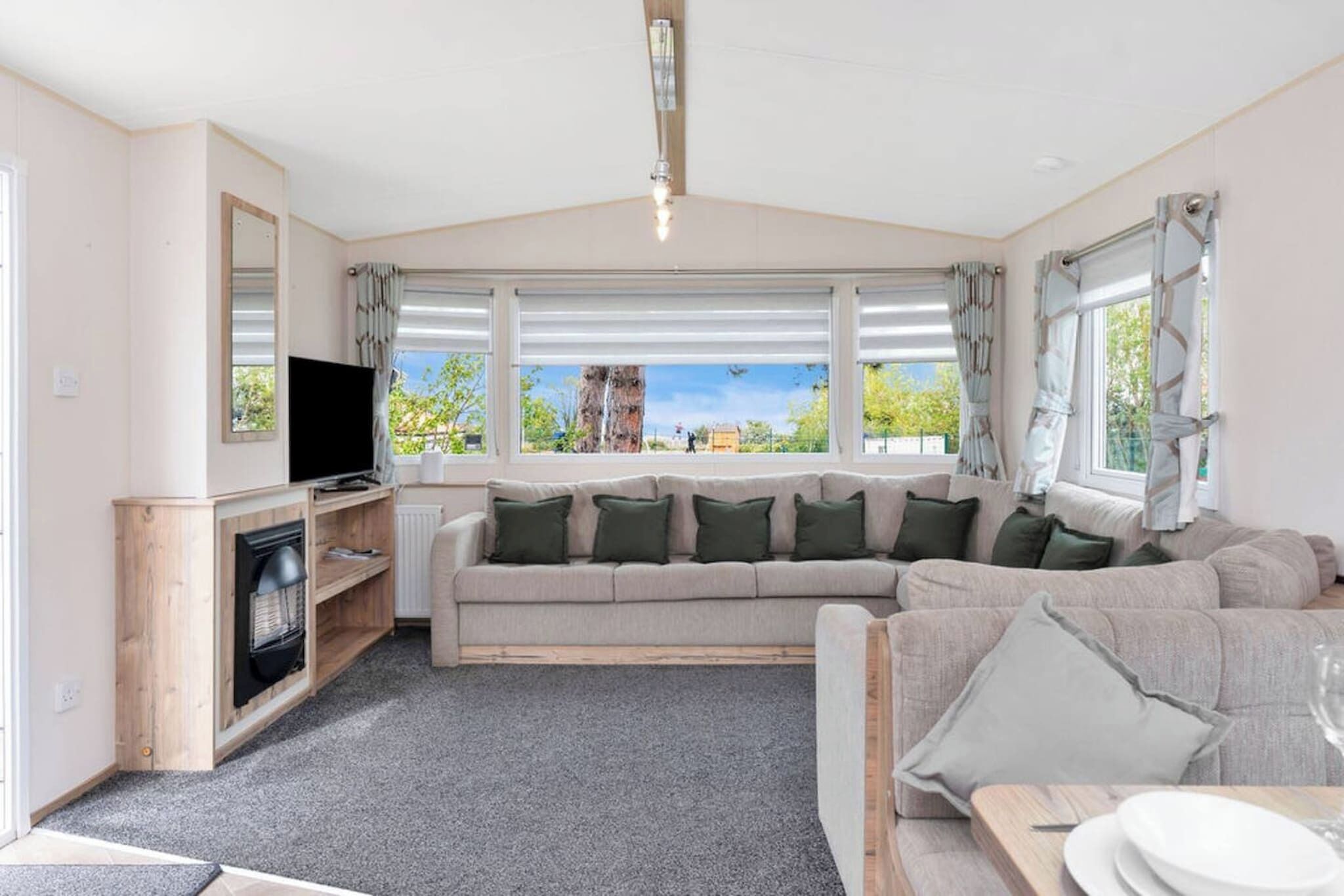 Ferienhaus, 3 Schlafzimmer, barrierefrei, Raucher | Wohnzimmer