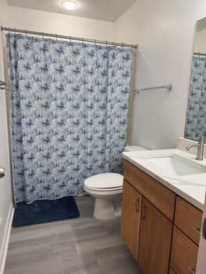 Hair dryer, towels, soap, toilet paper - 3-Bedroom Townhome - Barelas Charmer (Albuquerque)