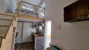 Interior - World Surf Reserve: 10-minute walk from Coxos Beach! Loft with patio and BBQ! (Santo Isidoro)