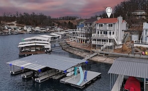 Exterior - Lakefront Home, Private dock with Slide & Kayaks, located at the 5mm, Sleeps 10 (Rocky Mount)