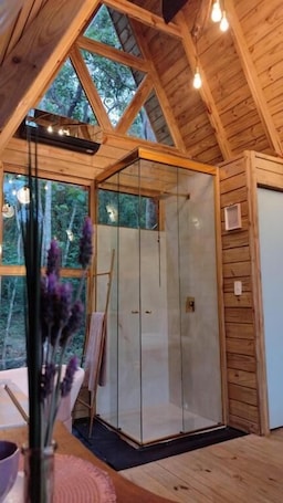 Superior Chalet, Non Smoking, Garden View | Bathroom. Sitio Lar da Terra
