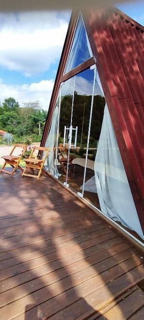 Standard-chalet, tupakointi kielletty, järvinäköala | Ulkoalueet