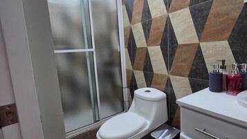 Towels, soap, toilet paper