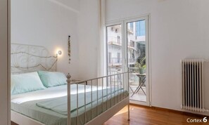 1 bedroom, iron/ironing board, Internet, bed sheets - Dreaming of Greece a4 (Kallithea)