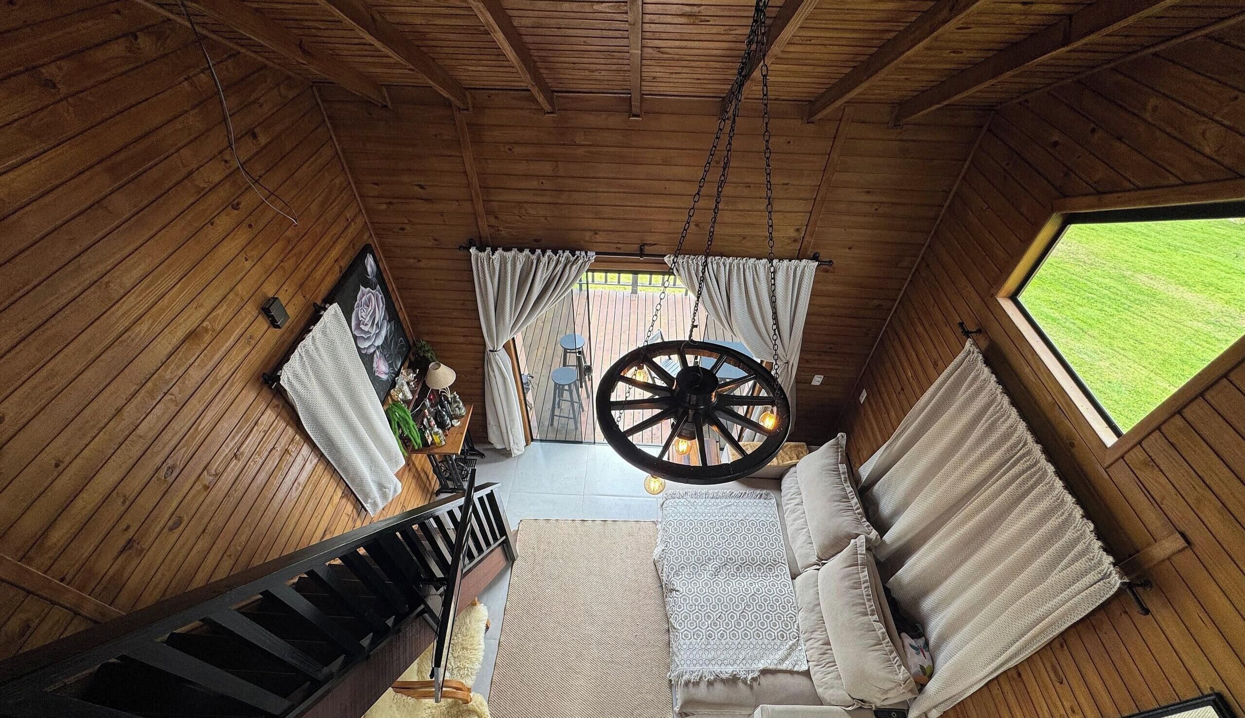 منظر من الجو على ارتفاع عالٍ