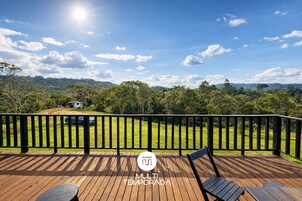 华丽木屋, 按摩浴缸, 山景 | 露台