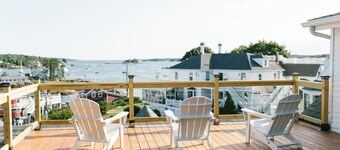 Boothbay Harbor King Suite - Room 6 at Greenleaf Inn - Balcony, Harbor Views!