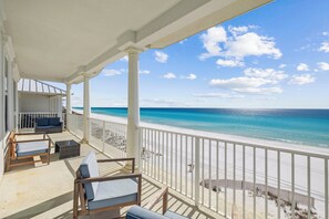 Property grounds - Gulf Front Home with Private Pool, In-Home Elevator and Movie Theatre (Miramar Beach)