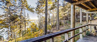 Cabin in the Pines with Cove Views & Beach Access