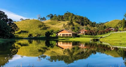 Linda Casa em Estilo Germânico em Rancho Queimado