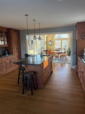 Fridge, oven, stovetop, dishwasher - Serene 4 bedroom house in Henniker near New England College. (Henniker)