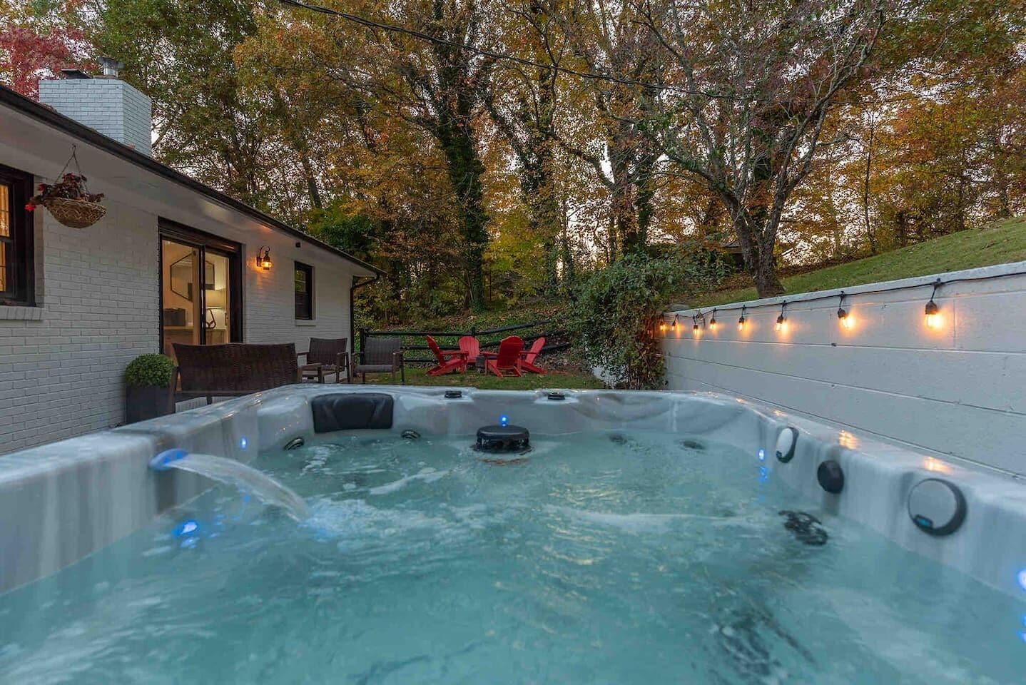 Idromassaggio all'aperto