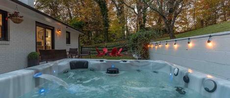 Idromassaggio all'aperto