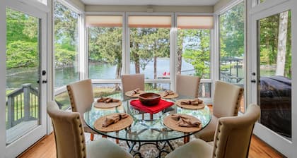 Sprawling Lakefront Home on Peninsula, Beach, Dock, Kayaks, SUPs, Dogs Welcome!