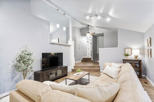 Two Living Spaces • Private Downstairs Suite