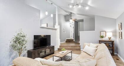 Two Living Spaces • Private Downstairs Suite