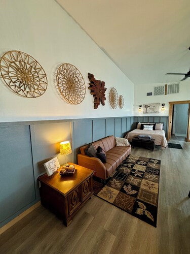 Swiss Barn Apartment. Take it easy at this unique and tranquil getaway.