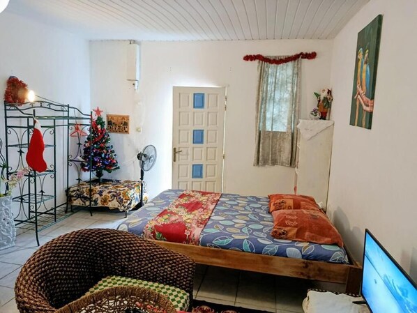 1 dormitorio, Internet, ropa de cama