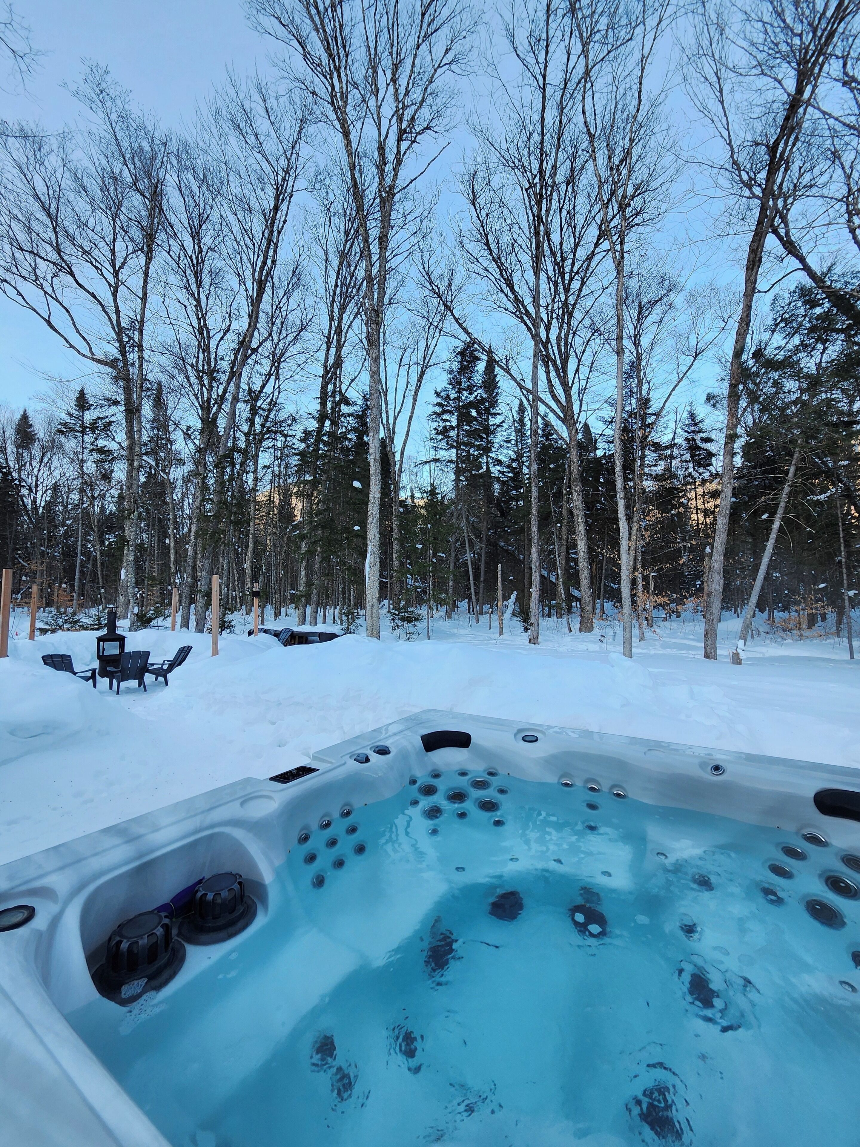 Bain à remous extérieur