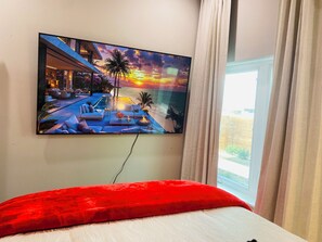 1 habitación, tabla de planchar con plancha, wifi y ropa de cama 