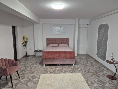 Lovely 1-bedroom apartment with AC in charming Târgu Jiu
Elegant Central Studio