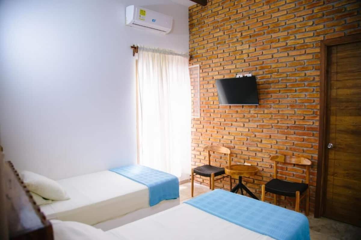 雙床房 | 羽絨被、免費無線上網、床單