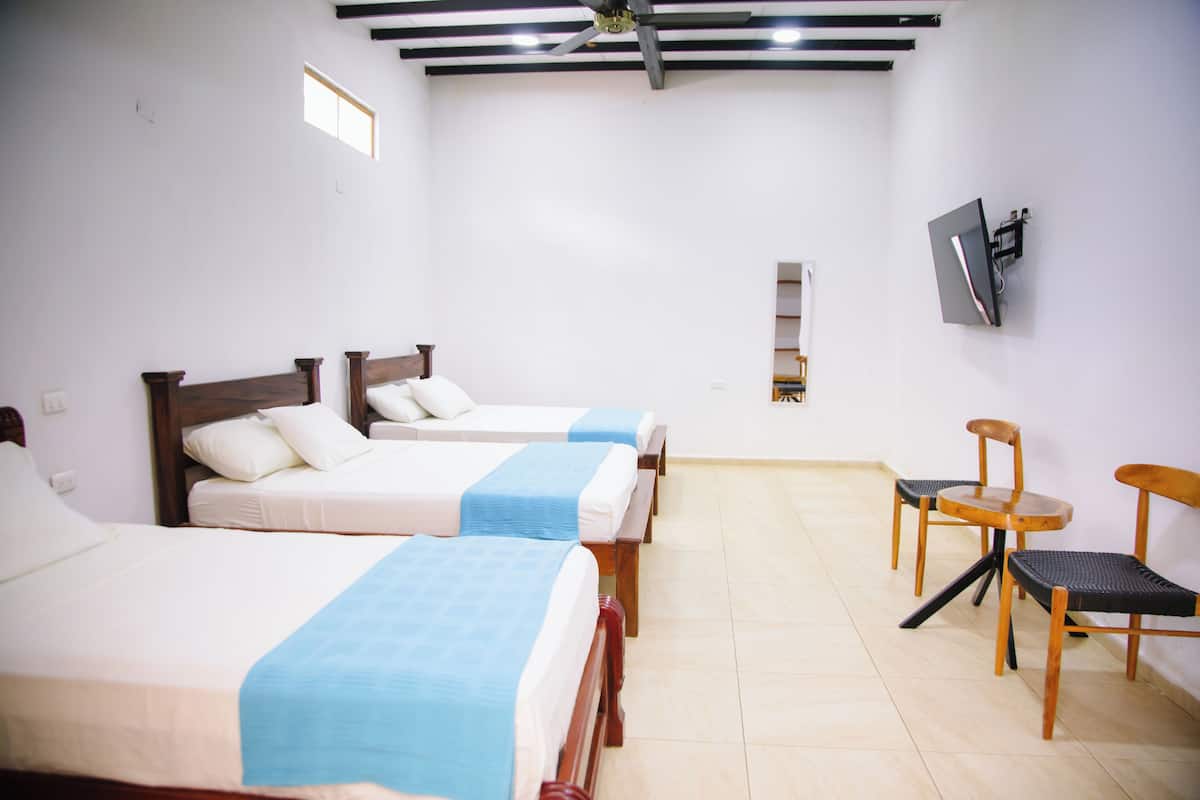 Family Room | Down comforters, free WiFi, bed sheets