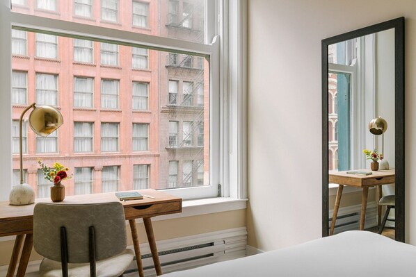 Blackout curtains, soundproofing, iron/ironing board, free WiFi