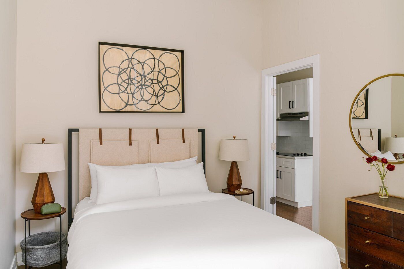 Superior Apartment | Premium bedding, blackout drapes, soundproofing, iron/ironing board