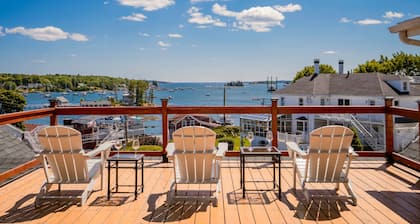 Boothbay Harbor King Suite - Room 9 at Greenleaf Inn - Balcony, Harbor Views!