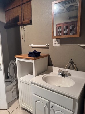 Towels, soap, toilet paper - 4 bedroom house with central air located in the heart of Savanna. (Savanna)