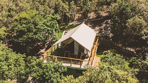 Bangalô luxo, varanda, vista para o mar | Fachada