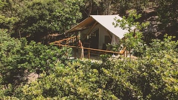 Bangalô luxo, varanda, vista para o mar | Fachada