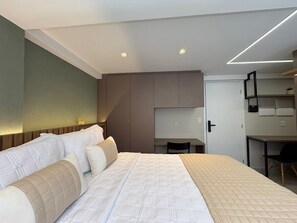 Basic Studio | Blackout drapes, iron/ironing board, free WiFi - Flat Cabo Branco Aurea 409 50m do mar (João Pessoa)