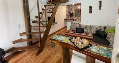 Cabin surrounded by nature, close to the beach and dunes.