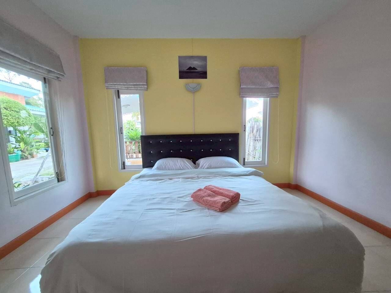 舒适村舍, 阳台, 花园景观 | 办公桌、免费 WiFi