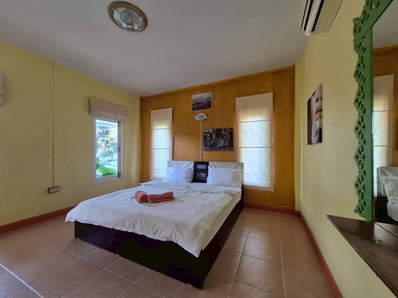 Comfort cottage, balkon, uitzicht op tuin | Een bureau, gratis wifi