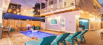 NEW Special Heated Saltwater Pool • GameRoom Beach