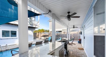 NEW Special Heated Saltwater Pool • GameRoom Beach