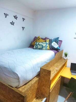 Desk, iron/ironing board, WiFi, bed sheets - Mini loft Cerca Av. Juárez, Centro Puebla y UPAEP (Puebla)