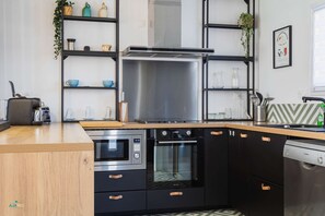 Fridge, microwave, dishwasher, toaster - Garden house in Erquy | 6 guests | Ref 749 (ERQUY)