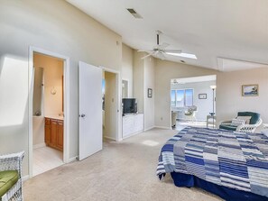 Iron/ironing board, WiFi - Walk to Beach | 4BR Beach House w/ Decks + Kitchen (Tower Shores)