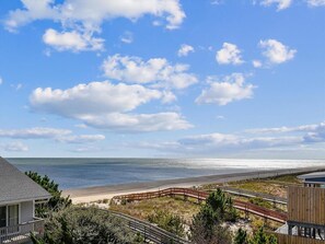 Vlak bij het strand