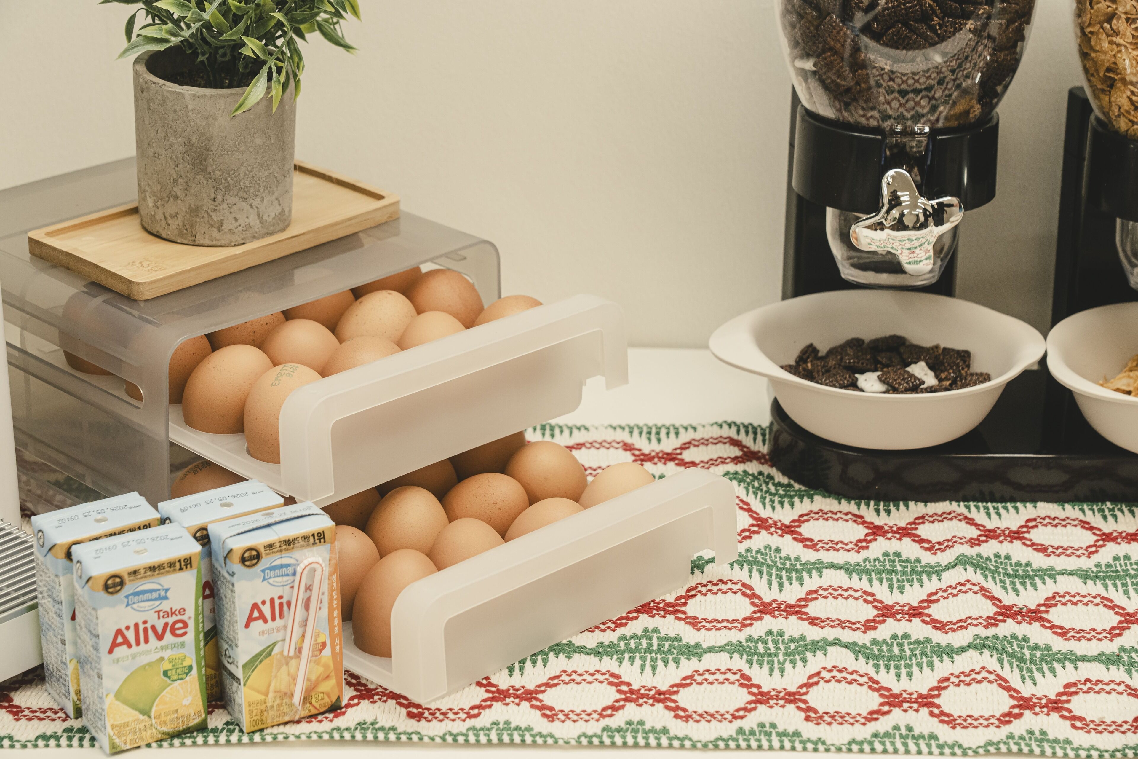 Desayuno autoservicio gratuito y diario