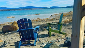 Nära stranden och strandhanddukar
