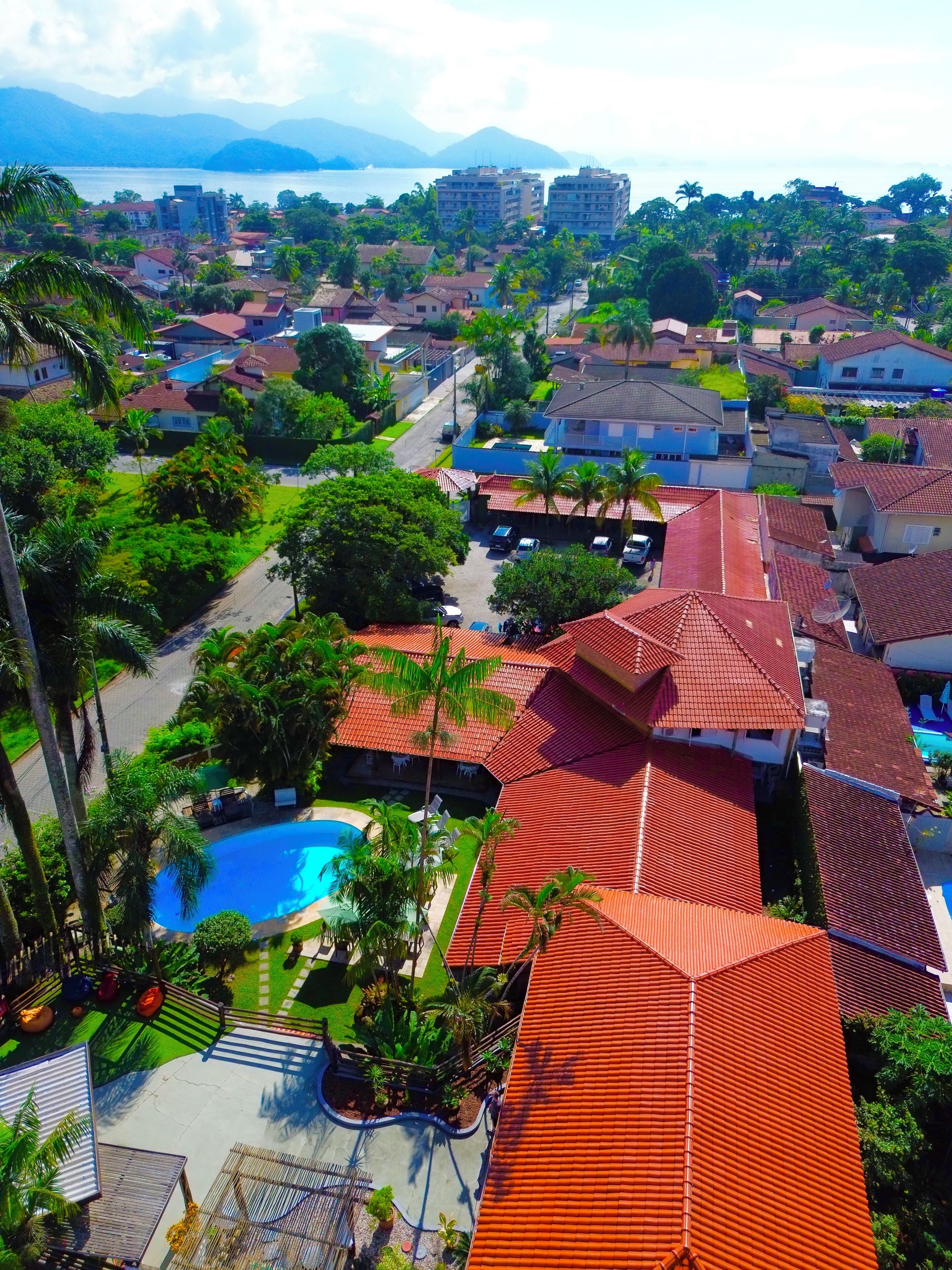 Mặt tiền nơi lưu trú - ban đêm