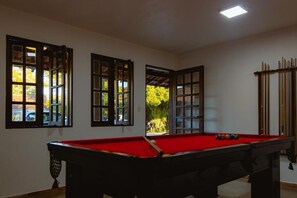 Game room - Pousada Recanto das Palmeiras Itagua - Ubatuba (Ubatuba)