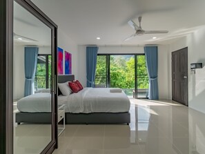 Villa, Private Pool, Hill View | Premium bedding, pillowtop beds, in-room safe, iron/ironing board - Valley View private pool Villa Phuket (Chalong)